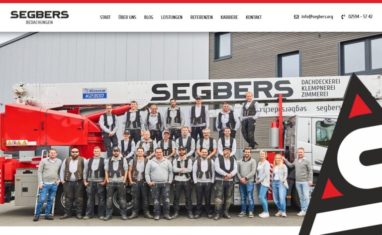 Startseite von Segbers